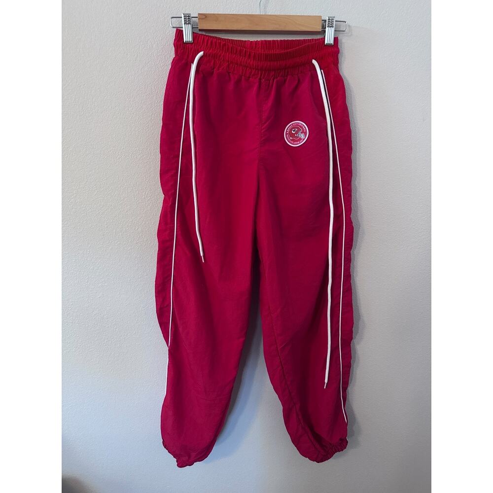 Ultra Game NFL size XS Kansas City Chiefs Jogger Windbreaker Red Women Pants